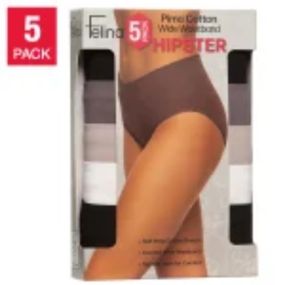 Felina Women's Hipster, 5-pack